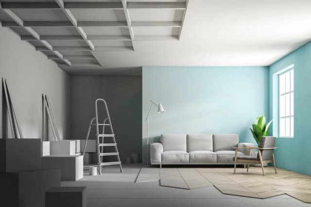 Jak pomalować ścianę w salonie - proste triki i kolorowe inspiracje